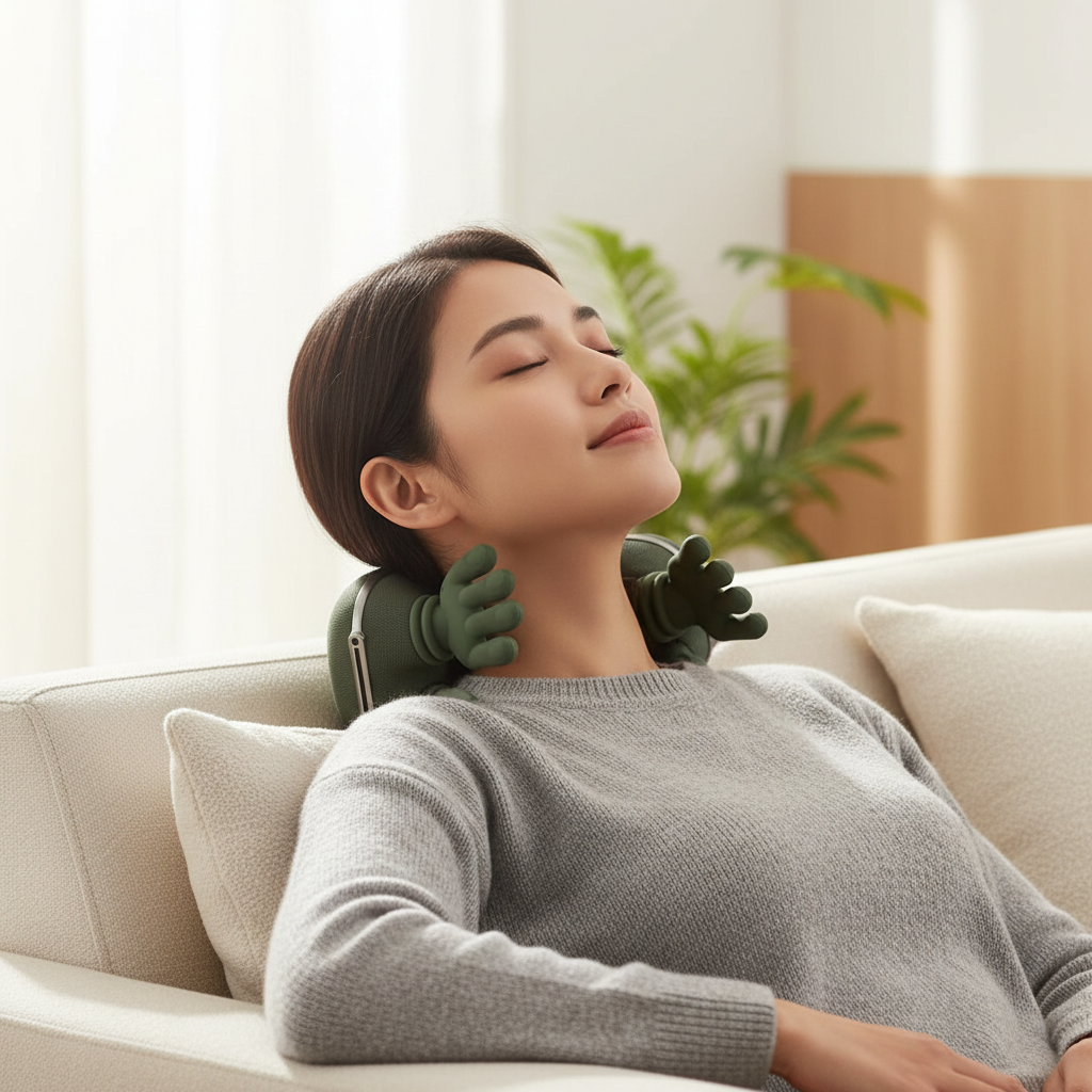 Neck Massager Lifestyle Photo