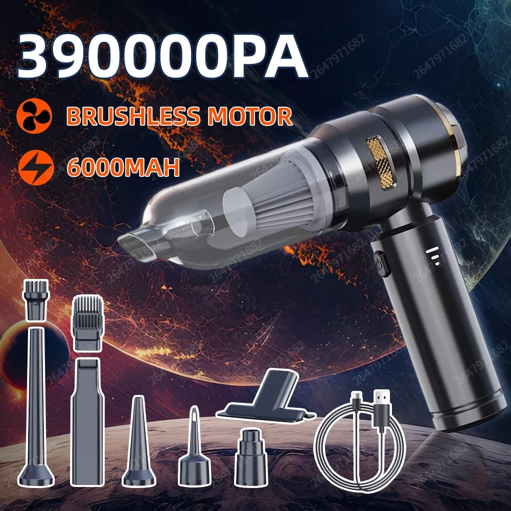 Cordless Handheld Car & Home Vacuum Cleaner with Brushless Motor