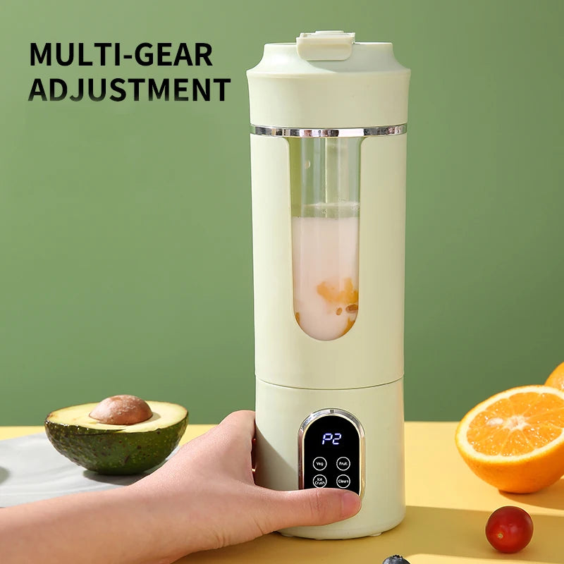 USB-Rechargeable Personal Blender with Stainless-Steel Blades