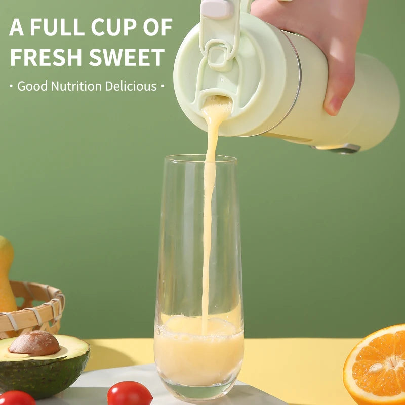 USB-Rechargeable Personal Blender with Stainless-Steel Blades