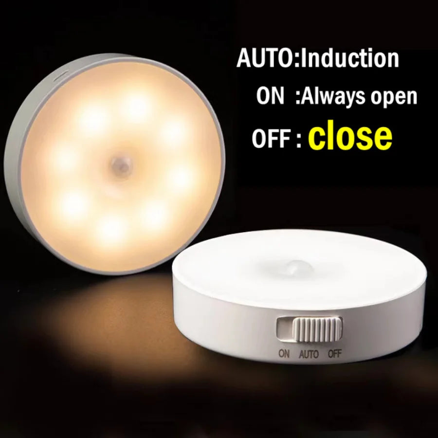 USB Rechargeable PIR Motion Sensor Night Light