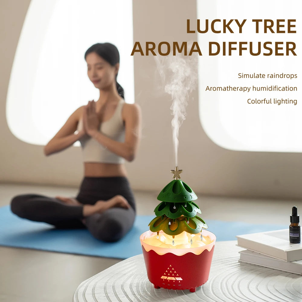 Ultrasonic Aroma Diffuser and Humidifier with Ambient Night Light