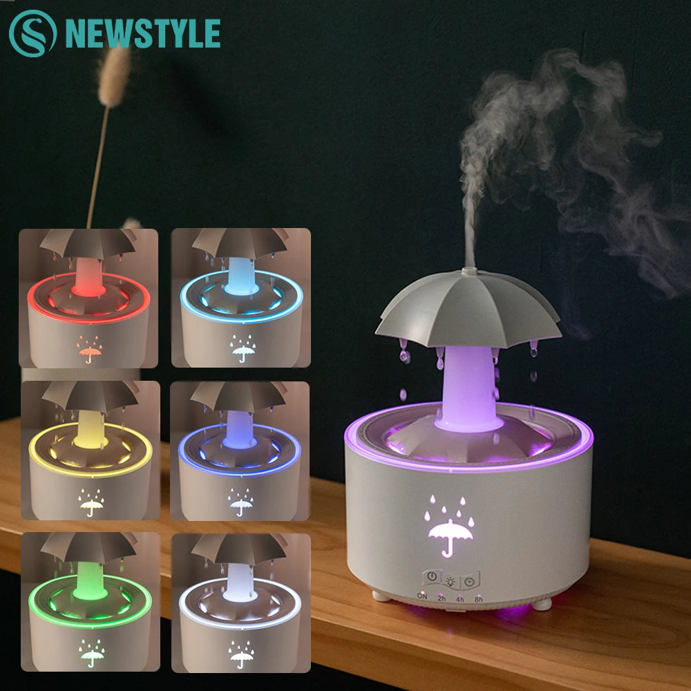 Ultrasonic Aroma Diffuser and Humidifier with Ambient Night Light