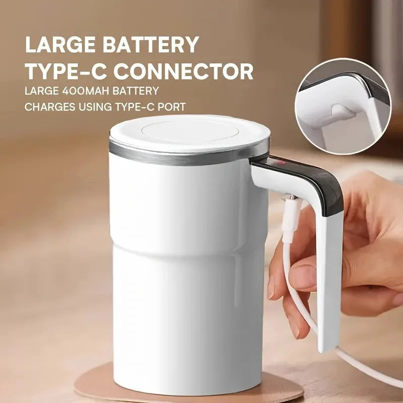 380ml Self-Stirring Coffee Mug with LCD Temperature Display