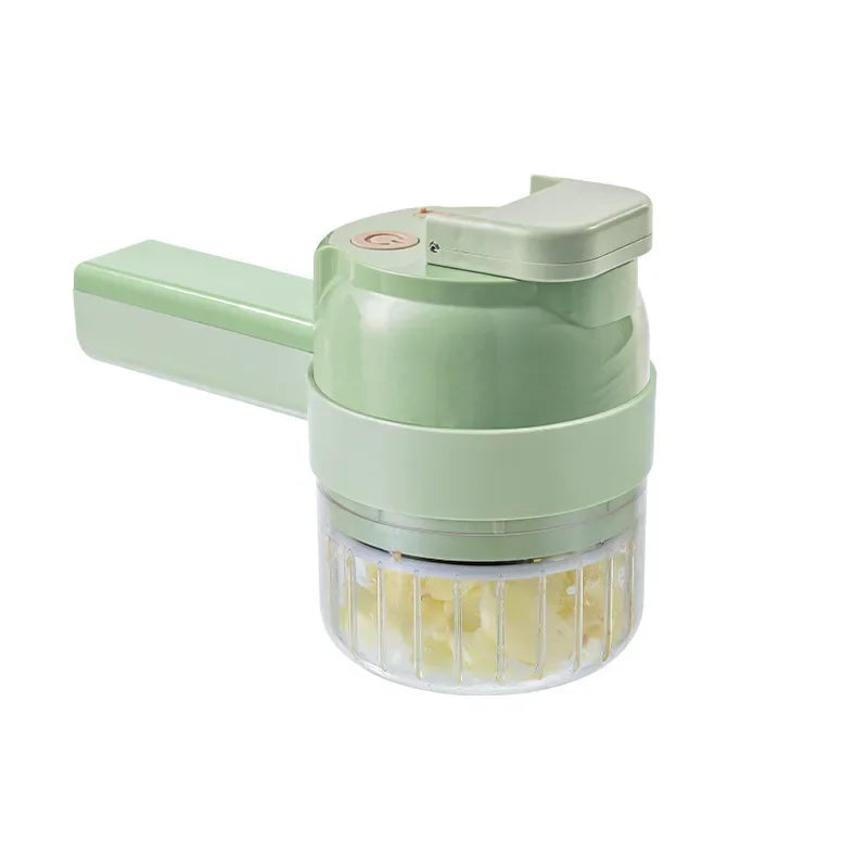 Rechargeable Handheld Electric Vegetable Chopper with Stainless-Steel Blades
