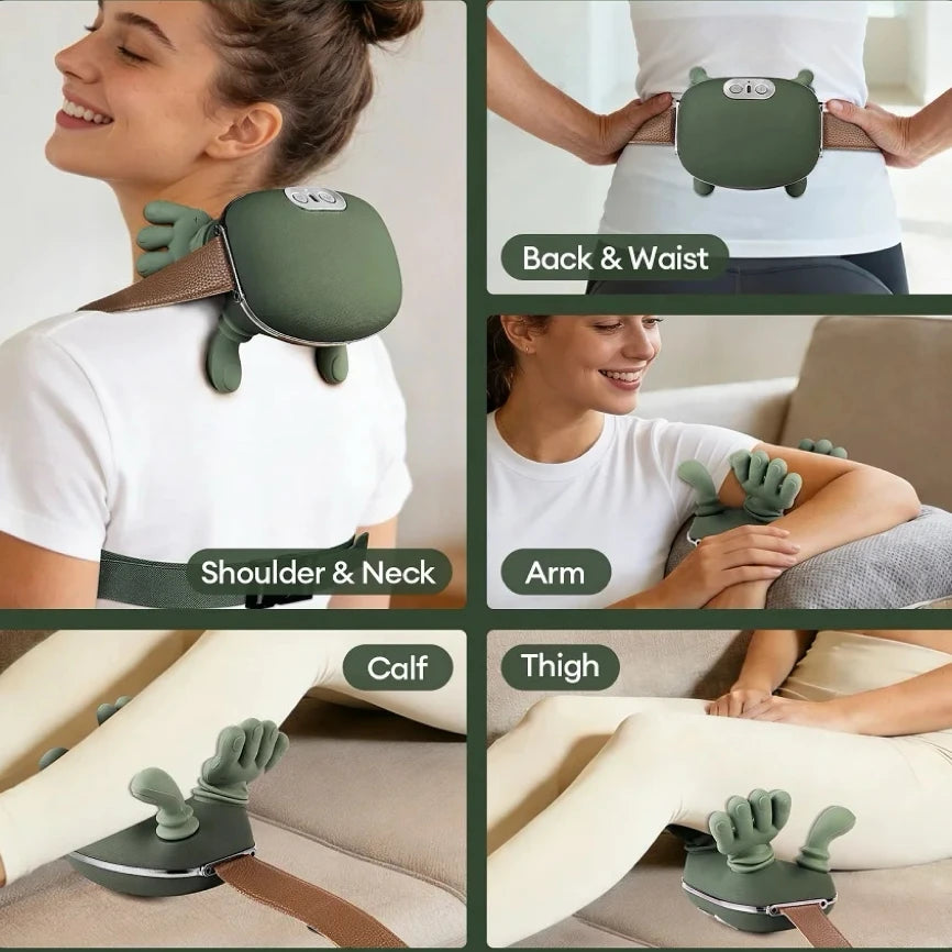 4D Shiatsu Neck and Shoulder Massager with Heat Therapy