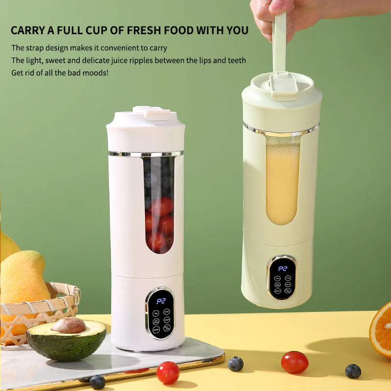 USB-Rechargeable Personal Blender with Stainless-Steel Blades