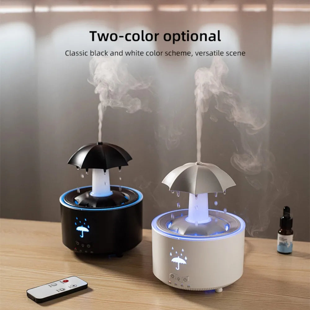 Ultrasonic Aroma Diffuser and Humidifier with Ambient Night Light