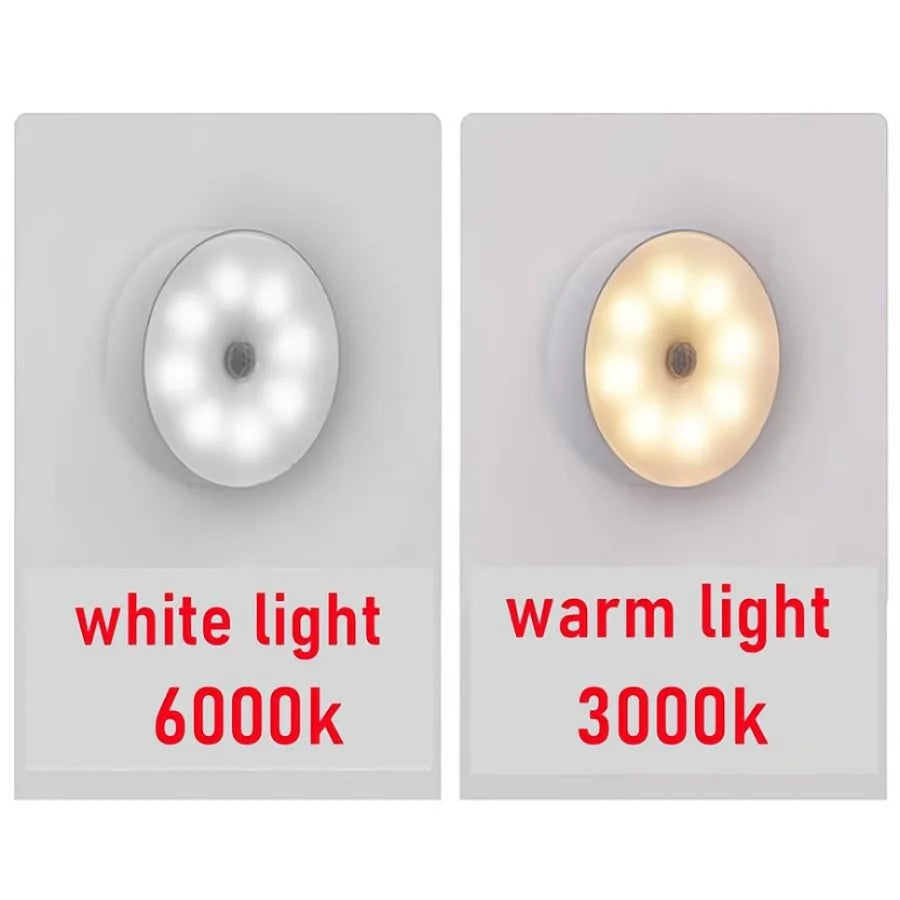 USB Rechargeable PIR Motion Sensor Night Light