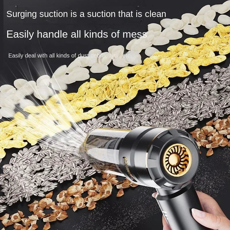 Cordless Handheld Car & Home Vacuum Cleaner with Brushless Motor