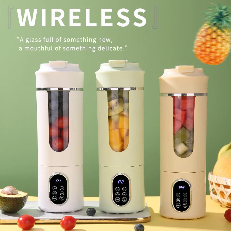USB-Rechargeable Personal Blender with Stainless-Steel Blades